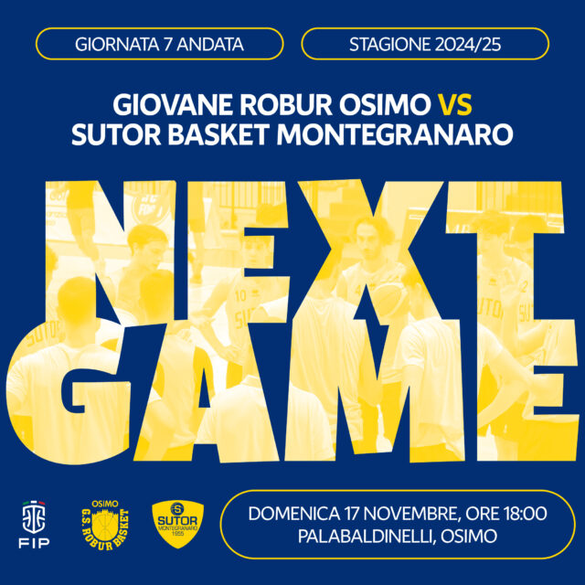 SCOPRIAMO IL NOSTRO AVVERSARIO: GIOVANE ROBUR OSIMO